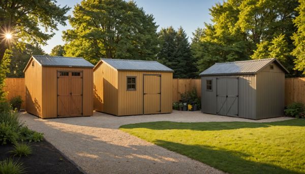 Avantages et inconvénients des principaux matériaux pour un abri de jardin