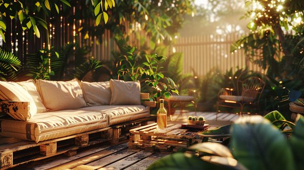 Meuble palette extérieur : conseils pour trouver le bon modèle